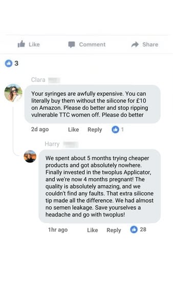 Wasted months of TTC on £10 sperm syringes