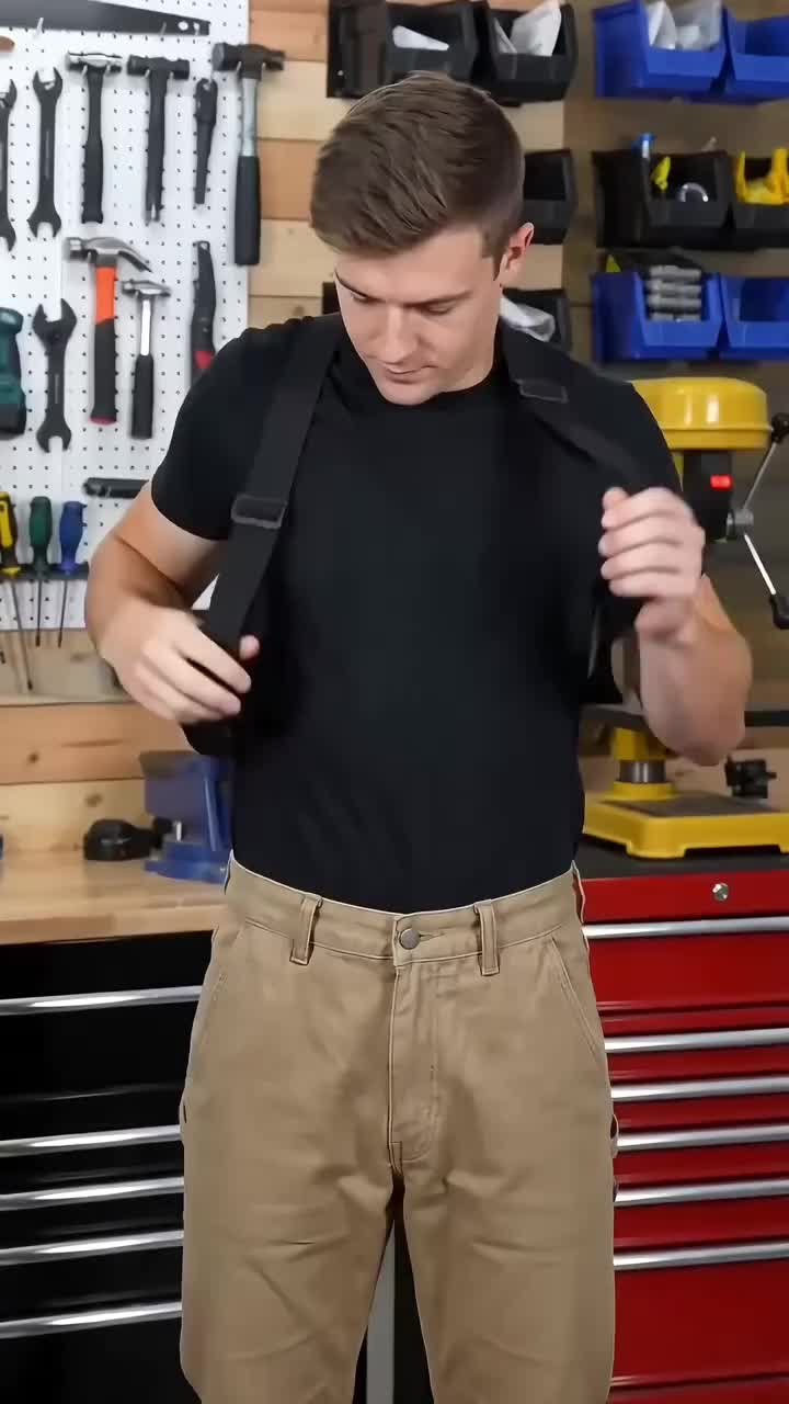 X-Back Adjustable Work Suspenders