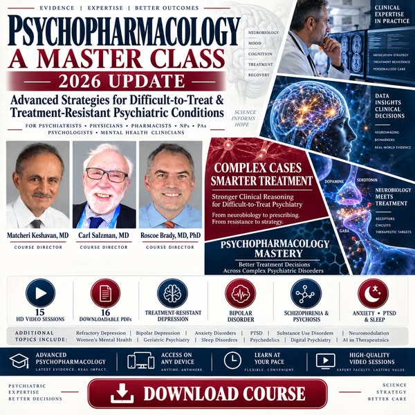 Master Complex Psychopharmacology in 2026