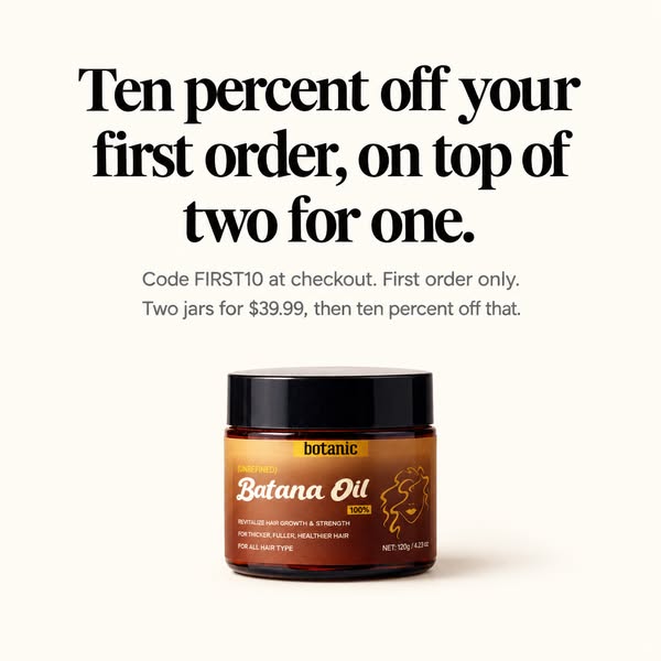 Second jar free. $39.99 for both.