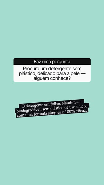 Detergente eficaz e sustentável