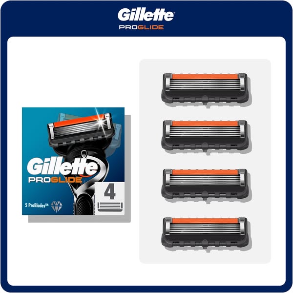 Gillette ProGlide Razor Blades - 4 Pack