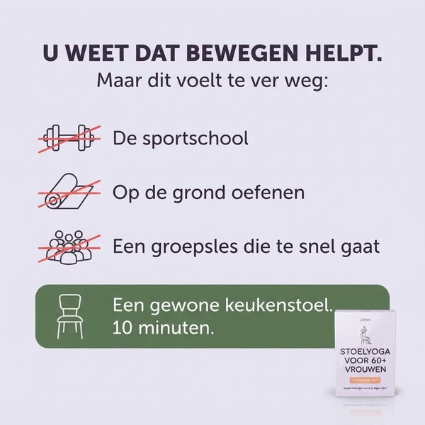 Zelf blijven doen, vanaf uw eigen stoel!