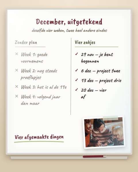 Drie designers. Eén magische advent.