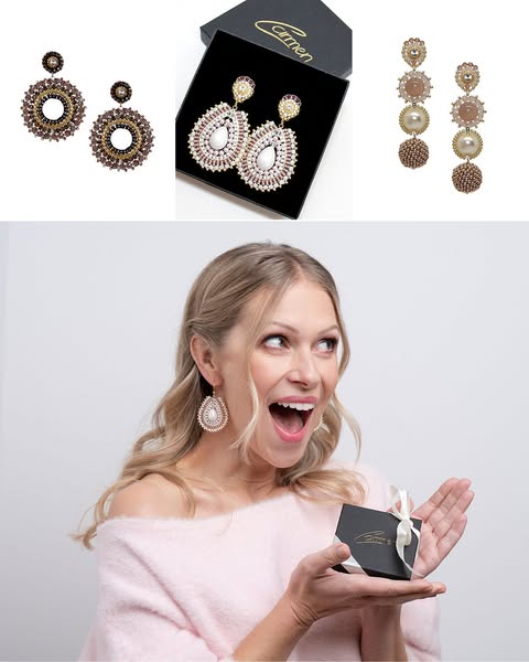 Bei uns findest Du handgefertige Ohrringe für besondere Momente in Österreich gefertigt exklusiver Designerschmuck leicht und angen