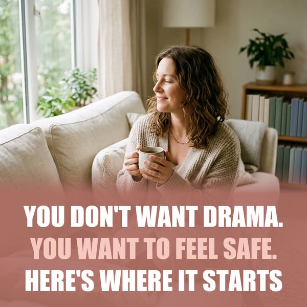 You Don't Want Drama. You Want To Feel Safe.