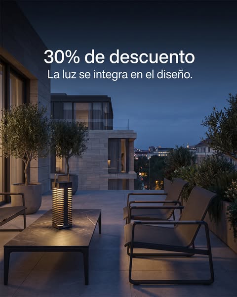 30 % de descuento en la lámpara solar FISKEL