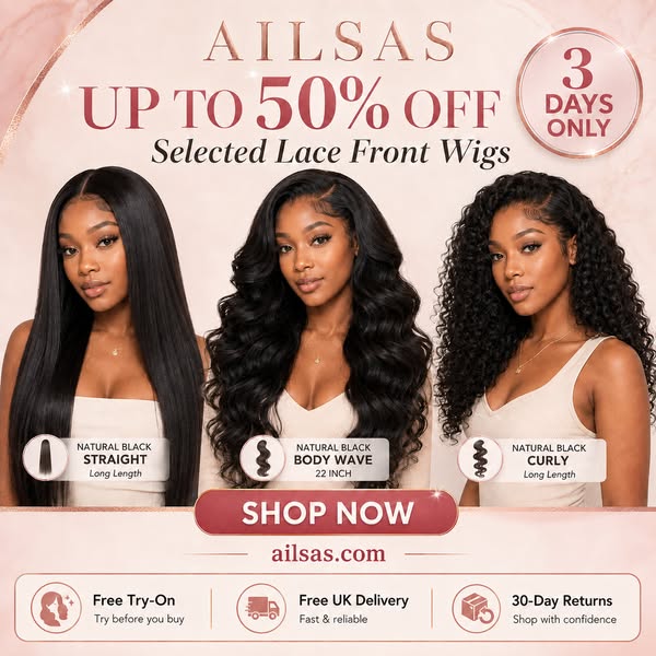 Up to 50% Off Lace Front Wigs