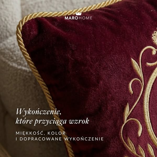 Poduszka z haftem