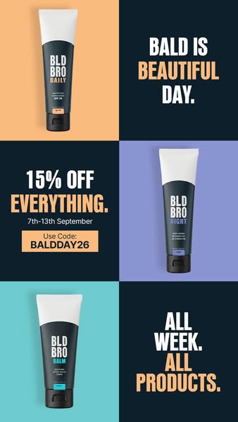 Scrub, SPF, balm. Still 15% off. For now.
