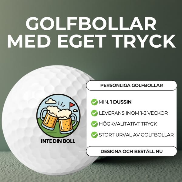 Personliga Golfbollar