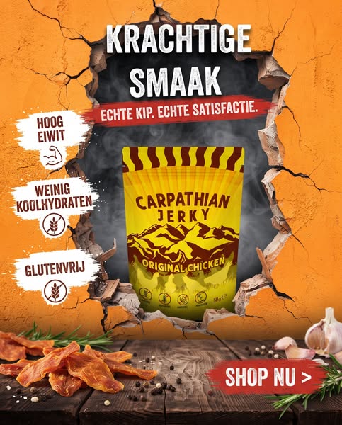 Echt vlees. Geen reep.