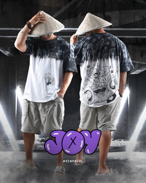 $ 45| Joy hand-dyed Oversized Tee