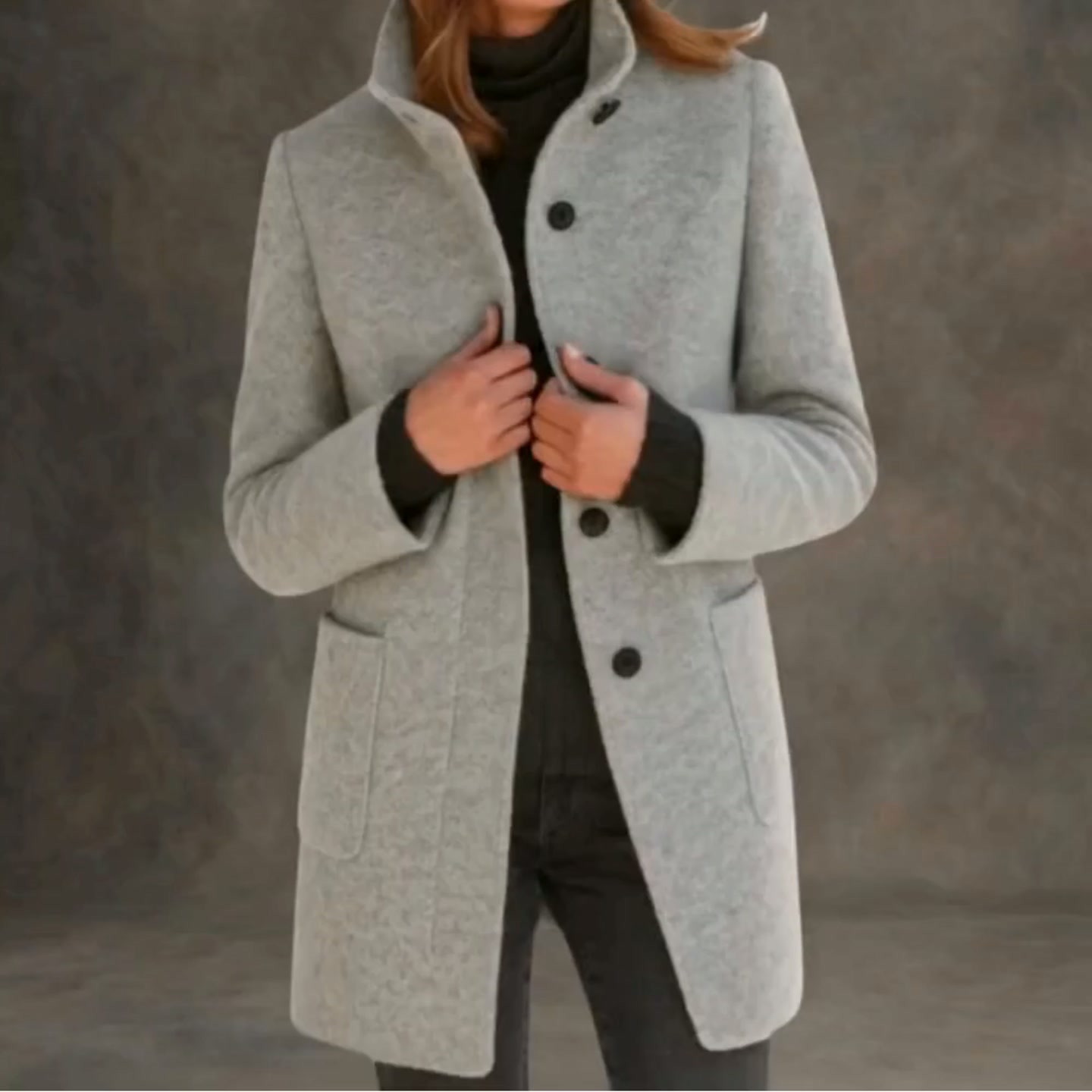Wool-Blend Coat · £49.95