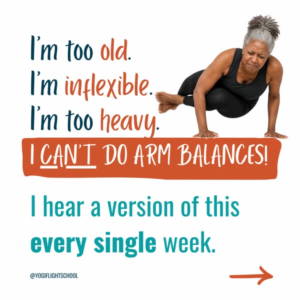 Unlock your Arm Balances from the FIRST lesson!