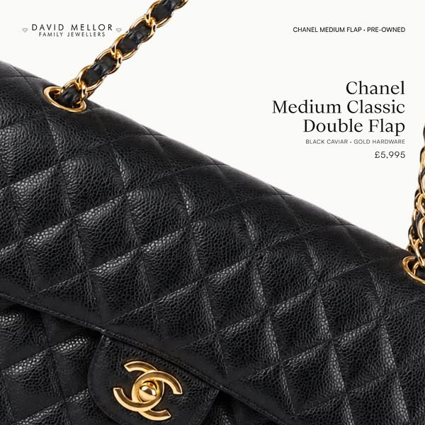 Chanel Medium Classic Double Flap · £5,995