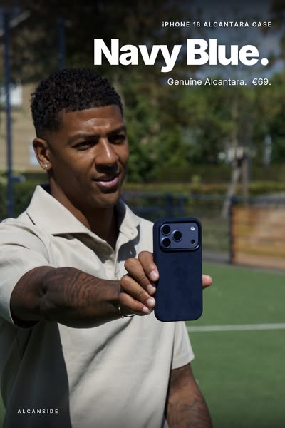 Navy Blue, in Alcantara®.