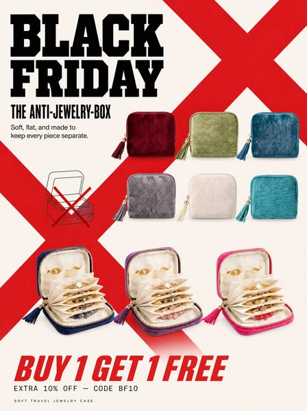 This Jewelry Pouch Tucks Beside Your Sweaters