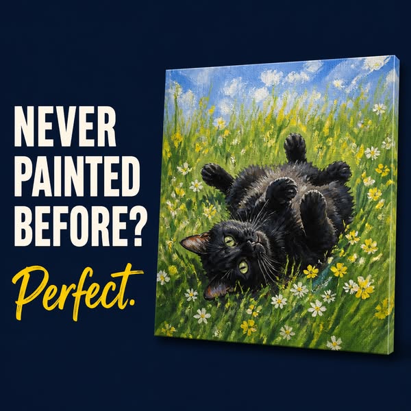 Learn The Modern Art Of Painting Dreamy Acrylic Cats