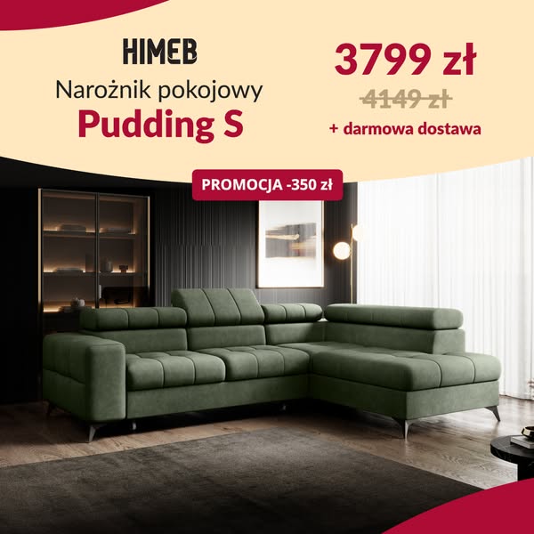 Narożnik Pudding S już za 3799 zł - PROMOCJA