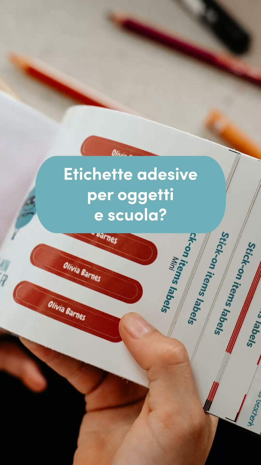 Etichette personalizzate
