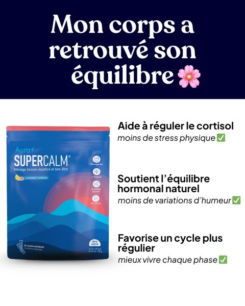 Moins de cortisol, plus de toi, dès aujourd'hui !