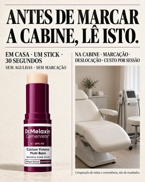 Antes de marcar a cabine