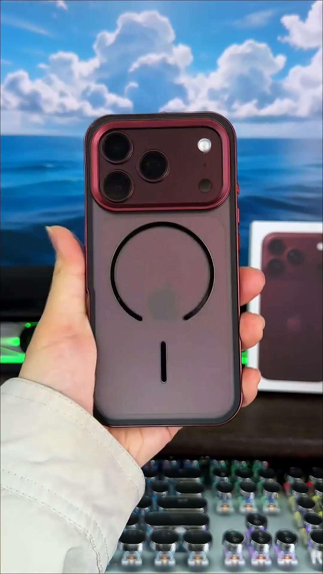 iPhone Metal Frame Matte Case