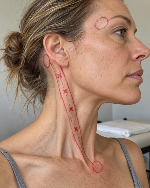 Neun Jahre lang nannte mein Arzt es Spannungskopfschmerzen. Schmerzmittel. Stress reduzieren. Dann stellte mir meine Masseurin eine einzige