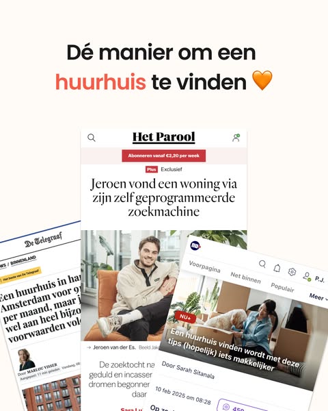 Dé manier om een huurhuis te vinden
