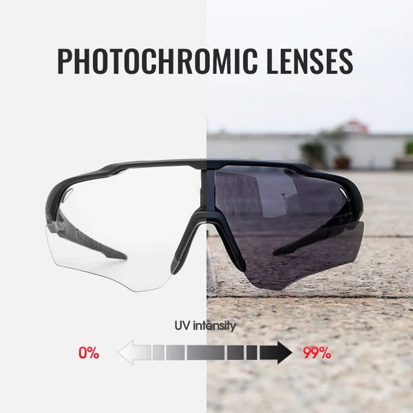 Lunettes de vélo photochromiques