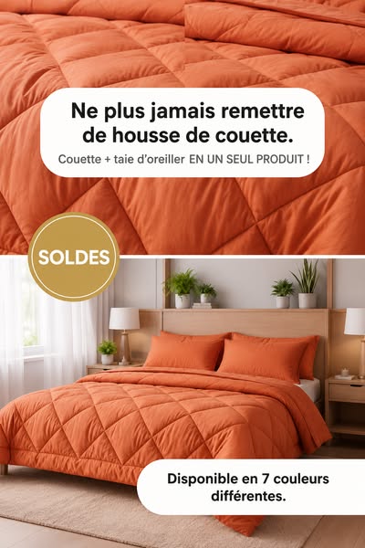 EasySleep® – La couette 2-en-1 à séchage rapide qui remplace vos draps
