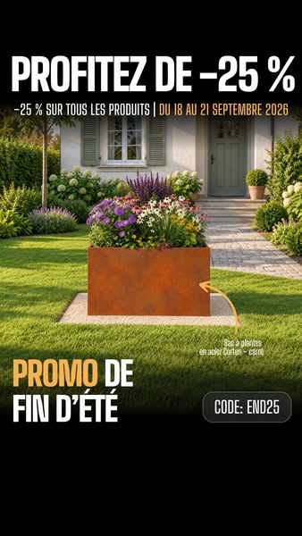 25 % de réduction sur tous les produits