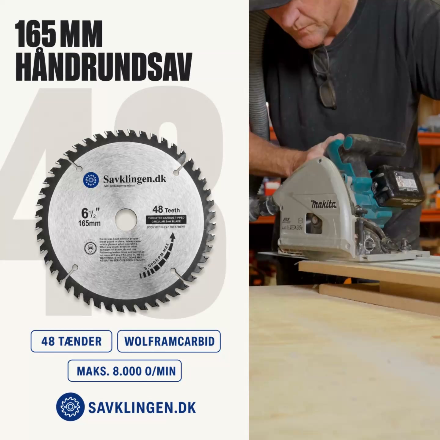165mm — klar til næste opgave!