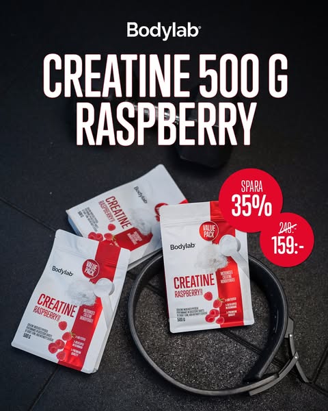 Spara 35 % på 500 g Creatine Raspberry