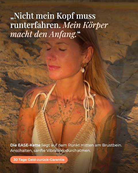 Abschalten beginnt am Brustbein