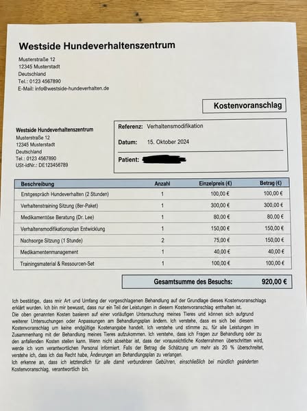 12:37 AM „Jedes Beruhigungsmittel, das ich je getestet habe, hat reaktive Hunde im Stich gelassen."