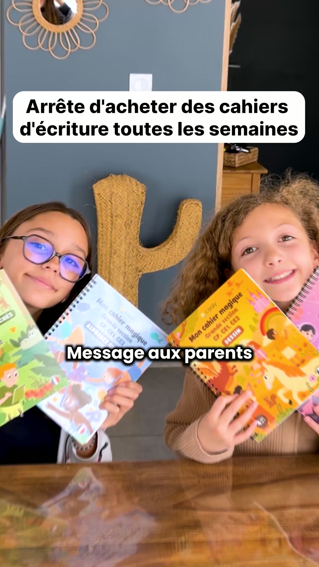 LES CAHIERS CURSIFS RAINURÉS