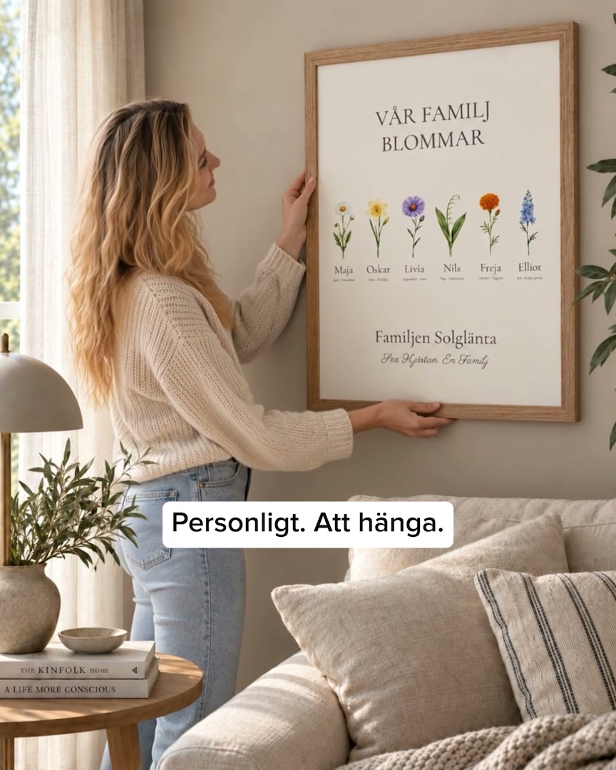 En blomma för varje i familjen
