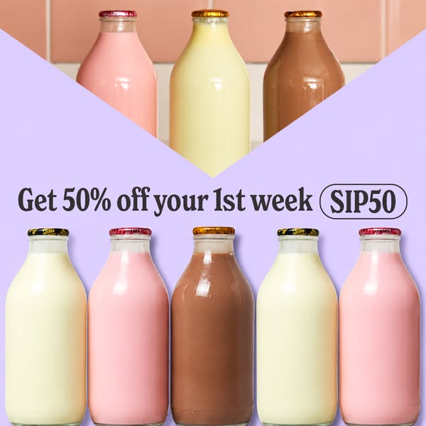 Get 50% OFF your first week of fresh groceries with code SIP50