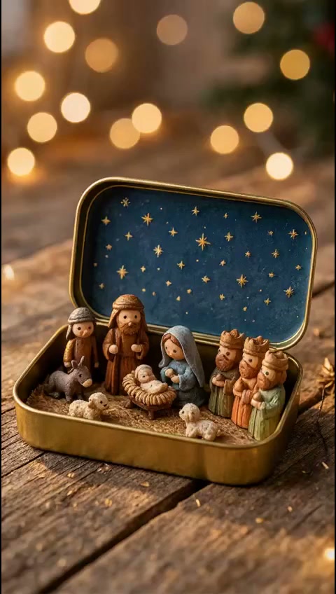 Julkrubba i Stilren Ask