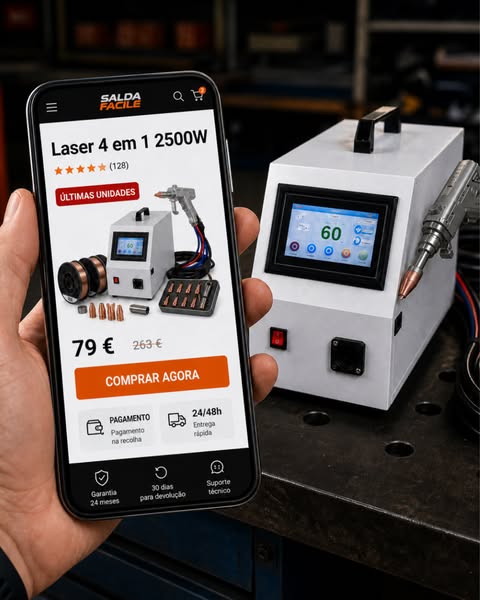 SaldFacil — Laser 4 em 1, -70% Hoje