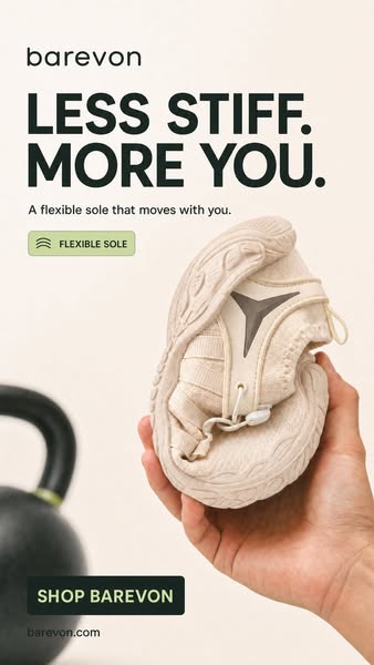 Less stiff. More you.
