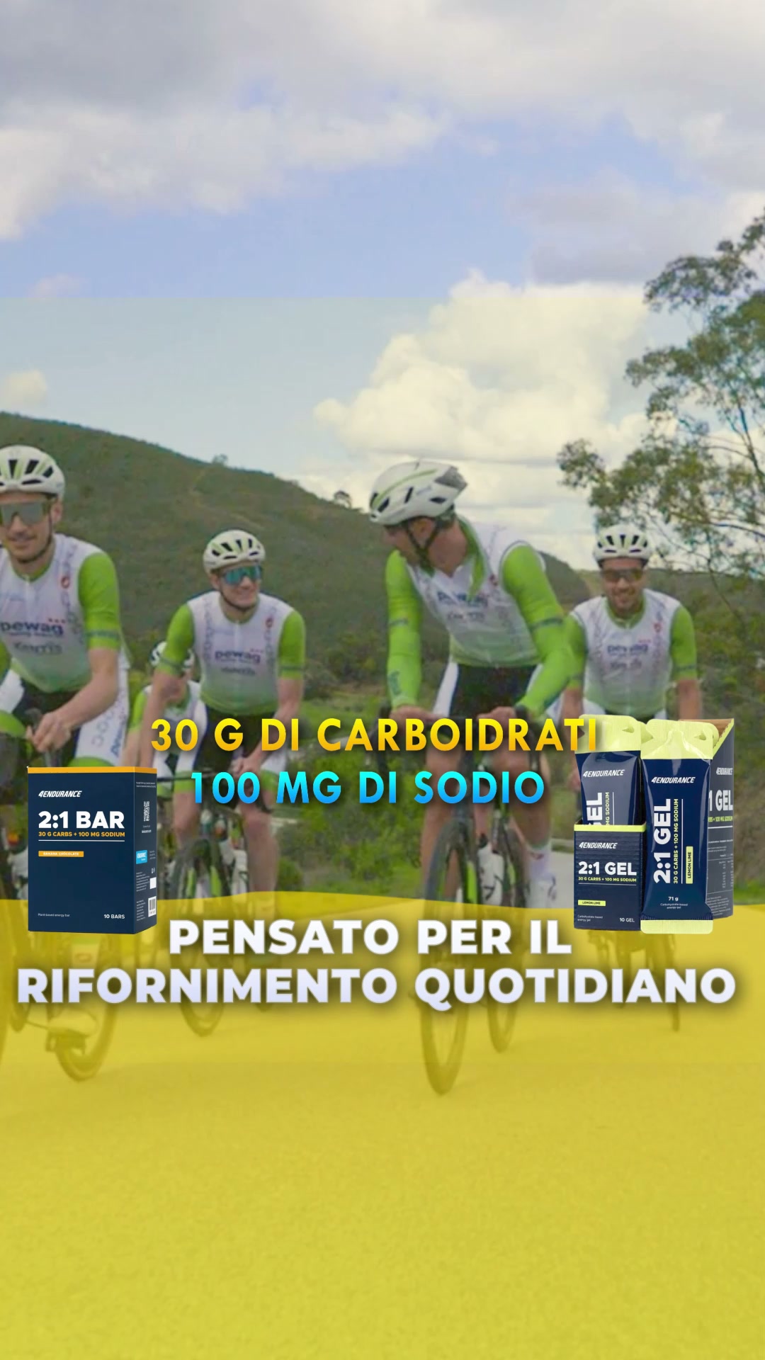 Ogni porzione = 30 g all’ora