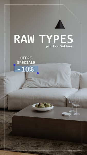 Profitez de -10 % sur RAW Types dès maintenant !