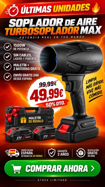 TurboSoplador MAX™ -50%