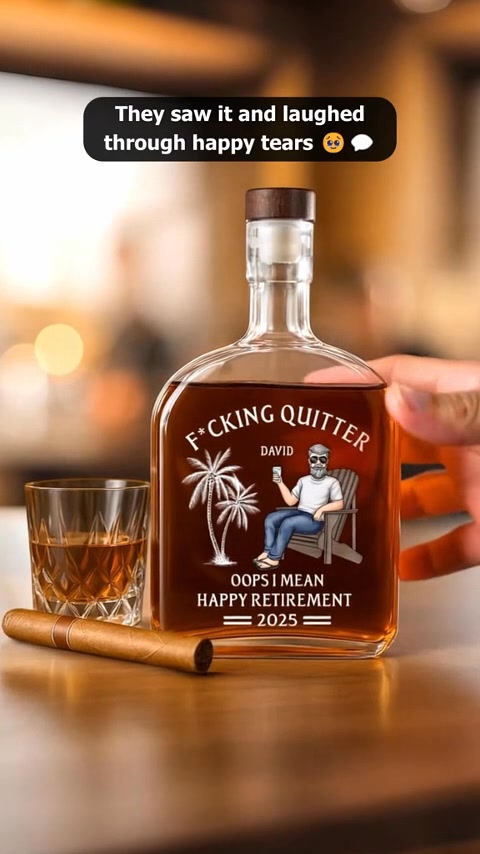 Personalized Custom Whiskey Bottle