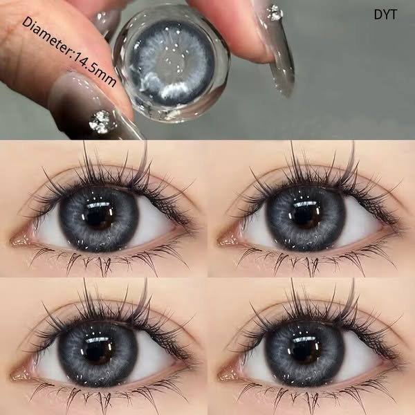 Klassische babyblaue 14.5mm Kontaktlinsen (Tragbar für 6 Monate) Baby blau--6.50