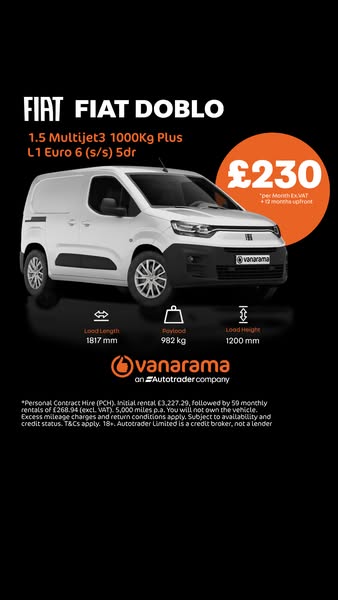 Our best value van deals