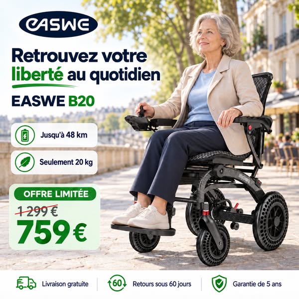 Plus de liberté au quotidien avec l’Easwe B20